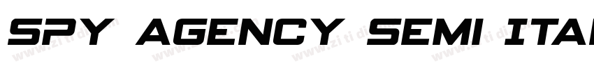 Spy Agency Semi Ital字体转换
